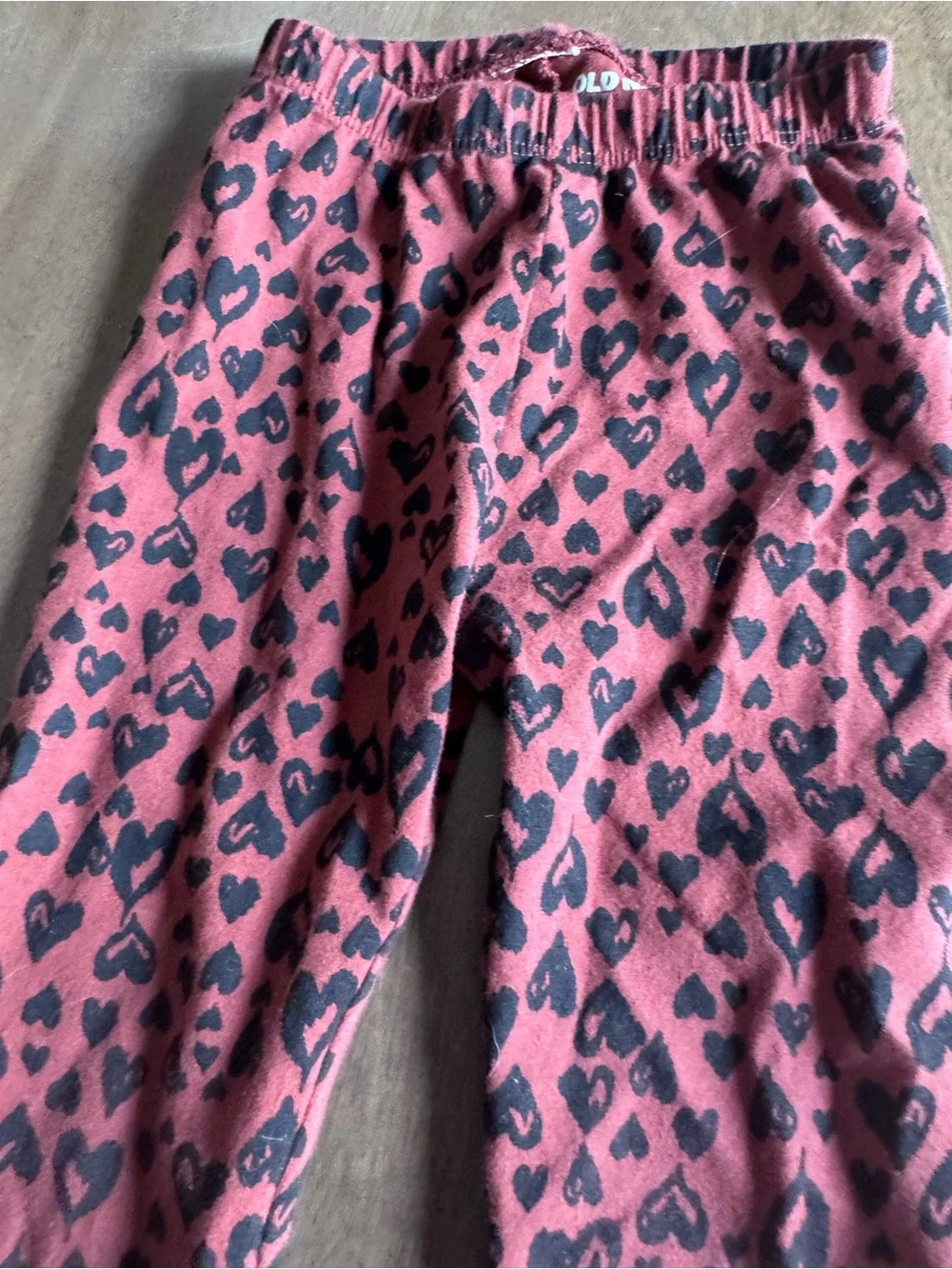old navy toddler girl leggings - Heart Print - Size 2t